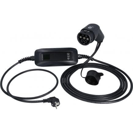 KS TOOLS 117.7615 - Chargeur mobile efuturo avec câble de charge de type 2, monophase, jusqu’à 3,7 kW, jusqu’à 16 A, 230 V, mode 2, écran LCD,...