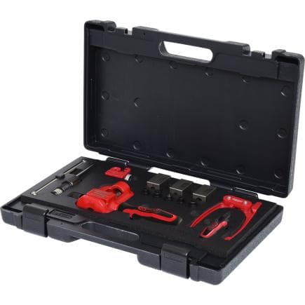 KS TOOLS 122.1290 - Appareil à collets pour conduites de frein avec vérin hydraulique FLAREFIX 1 (16 pcs)