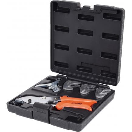 KS TOOLS 123.0075 - Jeu de cisailles pour tuyaux et tubes en plastiques (7 pcs)