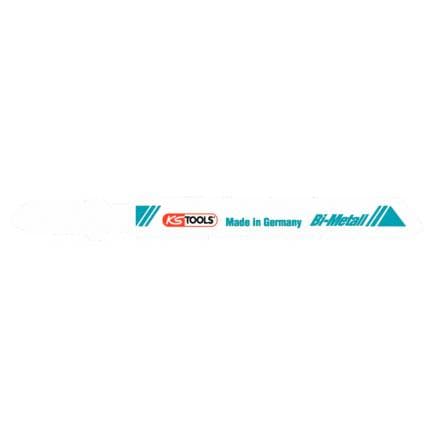 KS TOOLS 129.3111F - Lame bi-métal de scie sauteuse, 75mm, 1,2mm, T118AF (5 pcs)