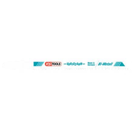 KS TOOLS 129.3150F - Lame bi-métal de scie sauteuse, 132mm, 1,8-2,5mm (5 pcs)