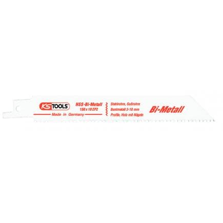 KS TOOLS 129.4430 - Lame de scie sabre, 150mm, 2,5mm (5 pcs)
