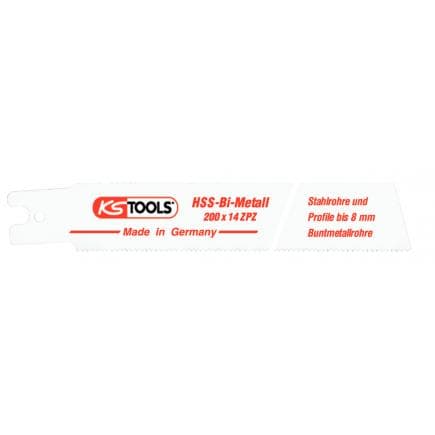 KS TOOLS 129.4454 - Lame de scie sabre Rems, HSS-Bi-Metall, 200mm, 1,8mm (5 pcs)