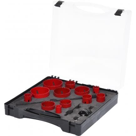 KS TOOLS 129.5580 - Coffret de scies cloches universelles (15 pcs)