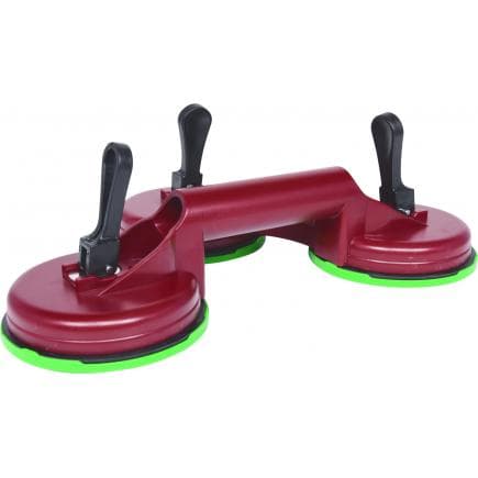 KS TOOLS 140.1007 - Ventouse triple pour pare-brise, 120 kg