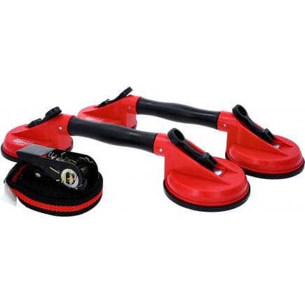 KS TOOLS 140.1010 - Jeu de ventouses doubles pour pare-brise (3 pcs)