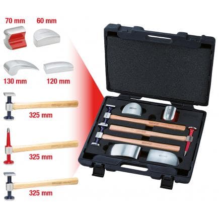 KS TOOLS 140.2100 - Jeu pour le débosselage (7 pcs)