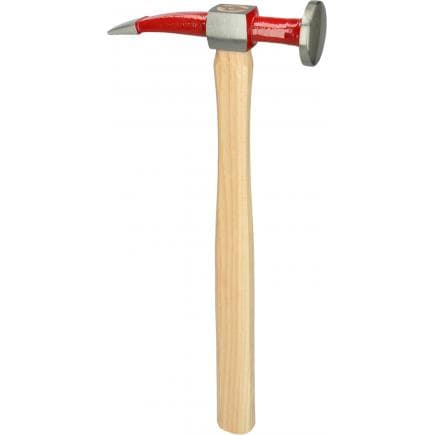 KS TOOLS 140.2131 - Marteau de carrossier - marteau débosseleur panne coudée et tête ronde plate, 325mm
