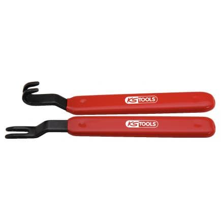 KS TOOLS 140.2232 - Jeu d'extracteurs de clips (2 pcs)