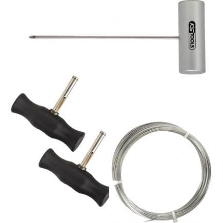 KS TOOLS 140.2250 - Jeu de découpe au fil avec fil de coupe 4 pans (4 pcs)