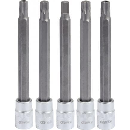 KS TOOLS 140.2300 - Jeu de douilles tournevis spéciales airbag, 1/2" (5 pcs)