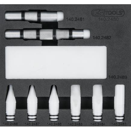 KS TOOLS 140.2480 - Jeu de jets en téflon (10 pcs)