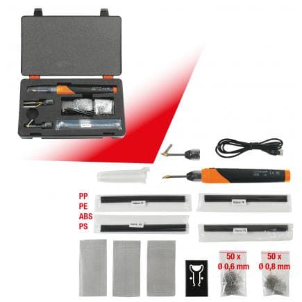 KS TOOLS 150.1010 - Kit de réparation plastique de batterie (134 pcs)