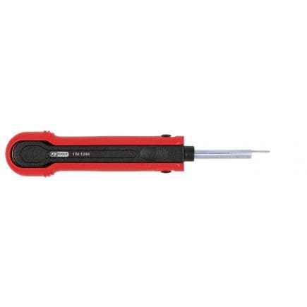 KS TOOLS 150.1299 - Extracteur de cosses pour connecteur plat et cosses Faston 0,8 mm, 1,5 mm (Delphi Ducon)
