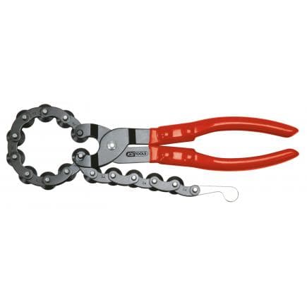 KS TOOLS 150.1505 - Coupe-tubes à chaîne pour tube inox