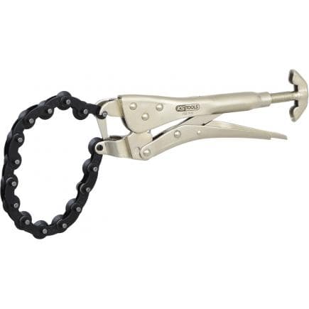 KS TOOLS 150.1510 - Découpeur de tube à chaîne avec poignée, ø 19-83 mm