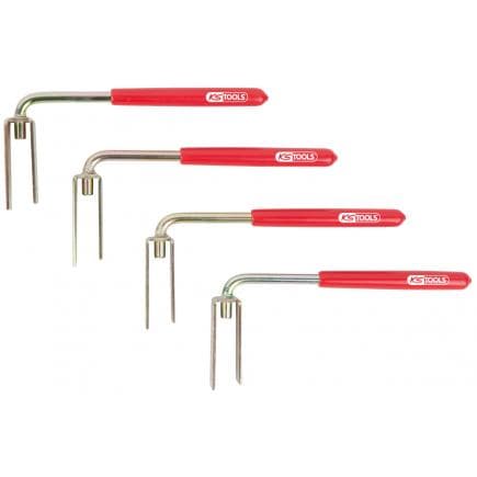 KS TOOLS 150.1691 - Jeu de fourches de démontage des feux stops pour Mercedes (4 pcs)