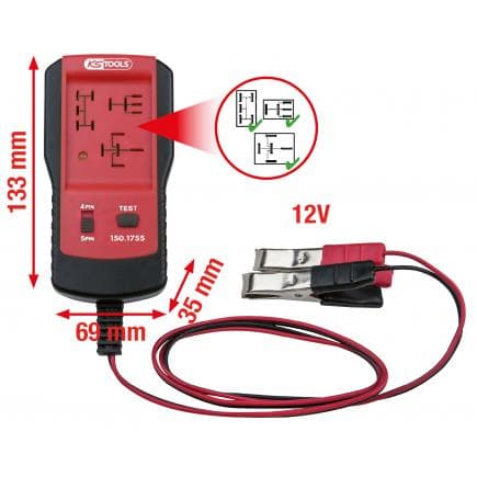 KS TOOLS 150.1755 - 12V Testeur de relais