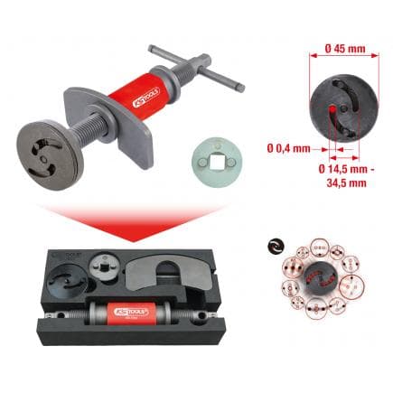 KS TOOLS 150.1965 - Jeu de repousses-piston de frein universel (4 pcs)