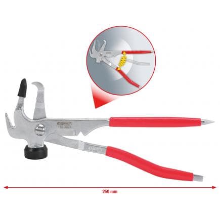 KS TOOLS 150.2024 - Pince pour masse d'équilibrage, automat., 250mm
