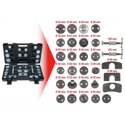 KS TOOLS 150.2030 - Jeu de repousses piston de frein (30 pcs)