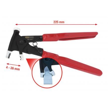 KS TOOLS 150.2097 - Pince pour masses d’équilibrage adhésives, 225mm