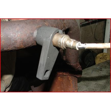 KS TOOLS 150.2126 - 3/8" Douille extra plate pour sonde lambda 22,0 mm