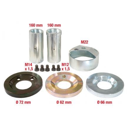 KS TOOLS 150.2130 - Jeu de paliers de roue pour VAG (14 pcs)
