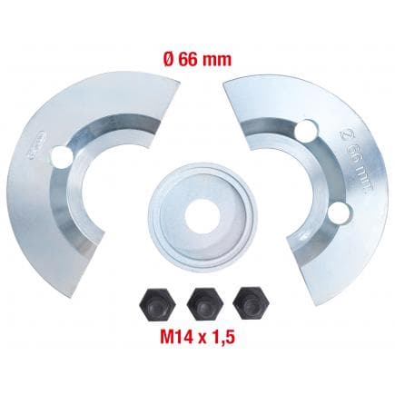 KS TOOLS 150.2142 - Jeu de coquilles complémentaires pour ø 66 mm (5 pcs)