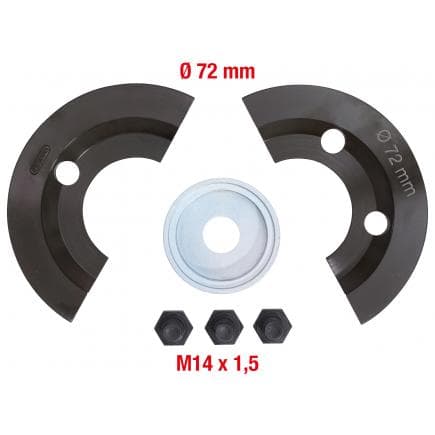 KS TOOLS 150.2143 - Jeu de coquilles complémentaires pour ø 72 mm (6 pcs)