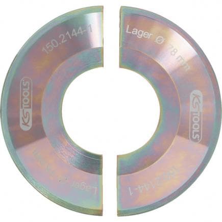 KS TOOLS 150.2144-1 - Jeu de demi coquille (2 pcs) (or)