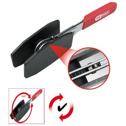 KS TOOLS 150.2194 - Cliquet réversible repousse-piston de frein
