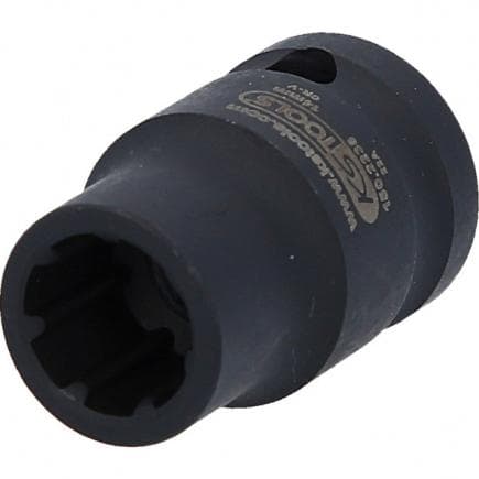 KS TOOLS 150.2238 - Douille spéciale pour étriers de frein 1/2", 7 pans, 14 mm, 50 mm de long