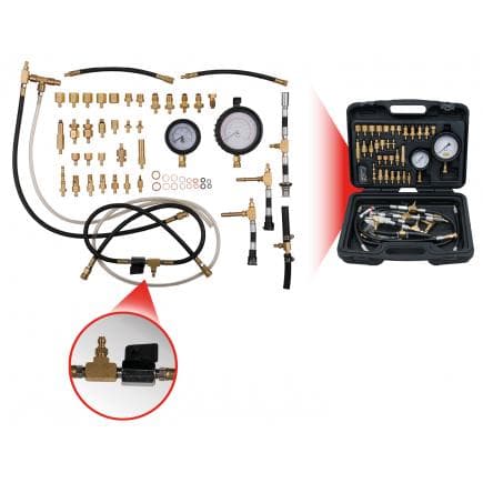 KS TOOLS 150.2325 - Coffret Master de contrôle de pression Injecteurs (42 pcs)