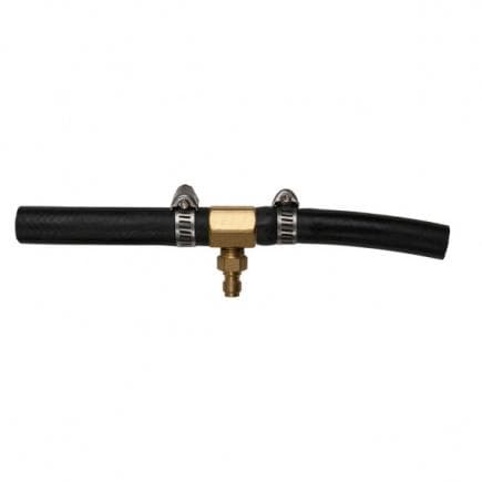 KS TOOLS 150.2365 - Flexible avec adaptateur pour petite valve Schrader 5/16"x32 UNF intérieur et raccord 1/4"