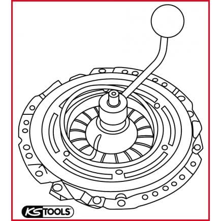 KS TOOLS 150.2434 - Bague de montage auxiliaire ø 110-140 mm