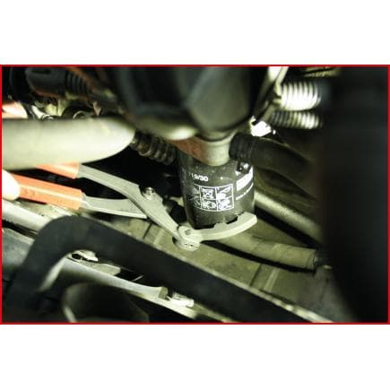 KS TOOLS 150.3129 - Clé pour filtre à GO à mors pivotants ø57-120mm