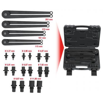 KS TOOLS 150.3205 - Jeu de clés à ergots (20 pcs)