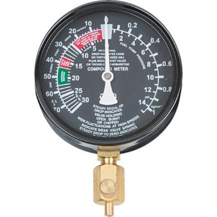 KS TOOLS 150.3601 - Manomètre ø 92 mm