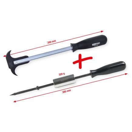 KS TOOLS 150.3610 - Jeu d'extracteurs de joints SPI (2 pcs)