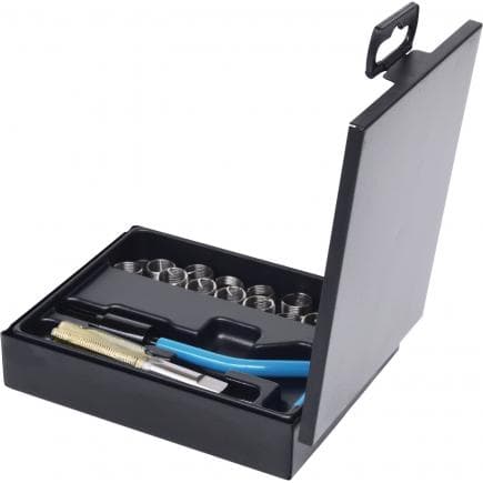 KS TOOLS 150.6140 - Coffret de réparation Nirosthal M14x1,25 mm (17 pcs)