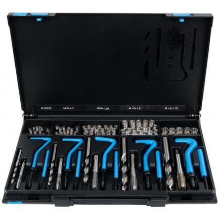KS TOOLS 150.6150 - Coffret de réparation Nirosthal M5-M12 (130 pcs)