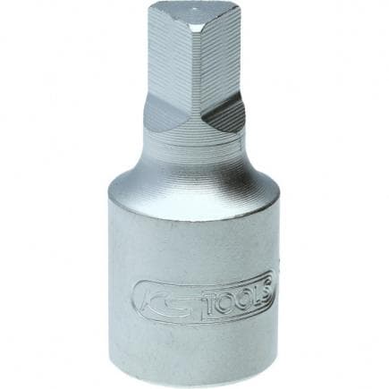 KS TOOLS 150.9121 - 3/8" Douille de vidange mâle 3 pans, 10 mm
