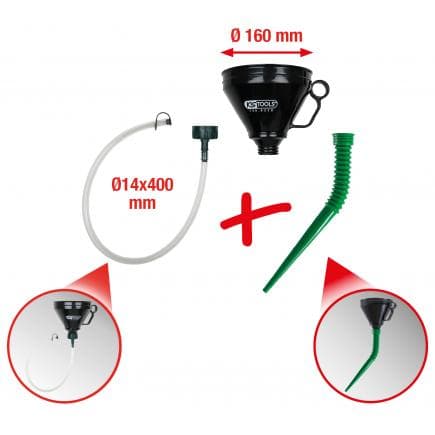 KS TOOLS 150.9230 - Jeu d'entonnoirs universels (3 pcs)