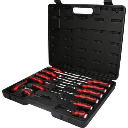 KS TOOLS 151.1150 - ERGOTORQUEmax Jeu de tournevis à lame traversante (13 pcs)