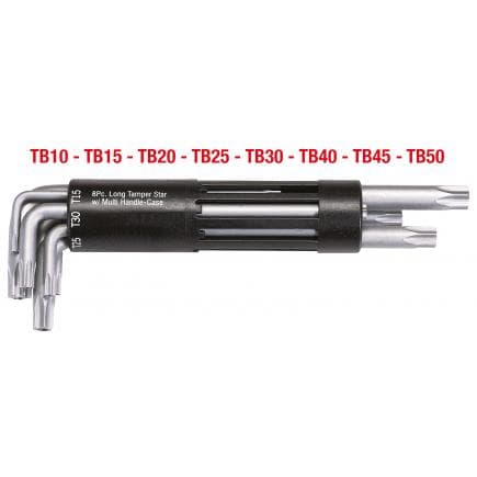 KS TOOLS 151.2200 - Jeu de clés mâles, Torx, percées, 8pcs