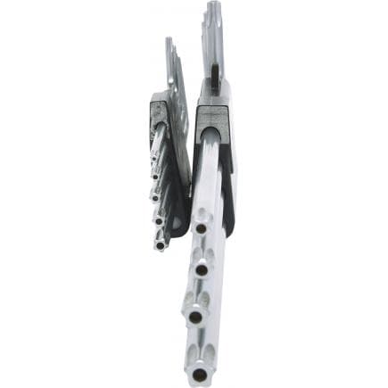 KS TOOLS 151.2470 - Jeu de clés mâles, 5 pans, percées, 9pcs
