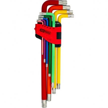 KS TOOLS 151.4500 - Jeu de clés mâles coudées RIBE, XL (9 pcs)