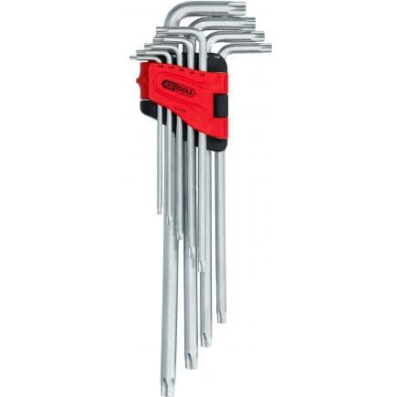 KS TOOLS 151.4550 - Jeu de clés mâles coudées Torx, extra longues (9 pcs)