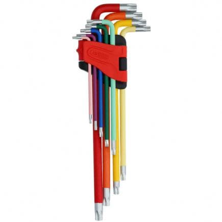 KS TOOLS 151.4760 - Jeu de clés mâles coudées Torx (9 pcs)